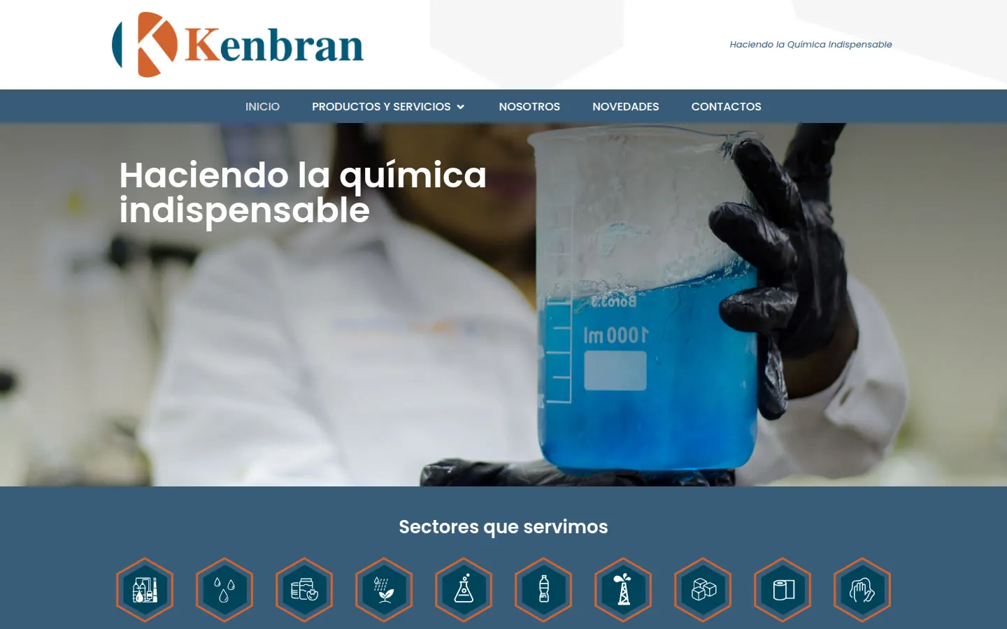 Sitio web de Kenbran desarrollado por Carocas Digital